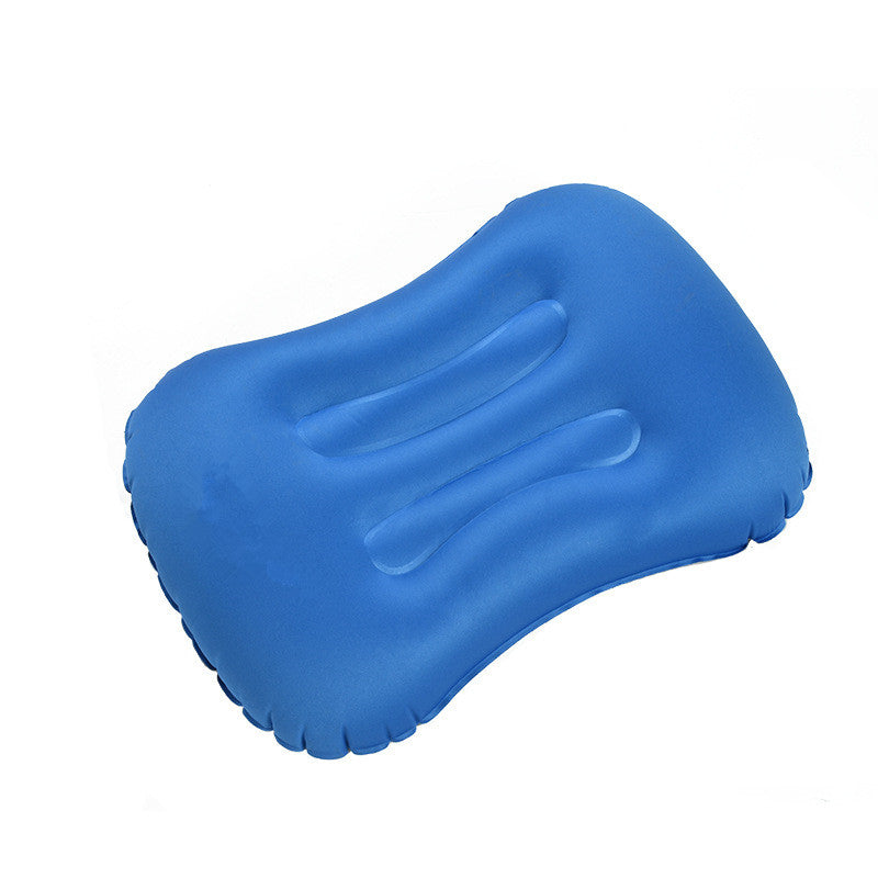 Ergonomic inflatable travel pillow for camping and outdoor adventures
