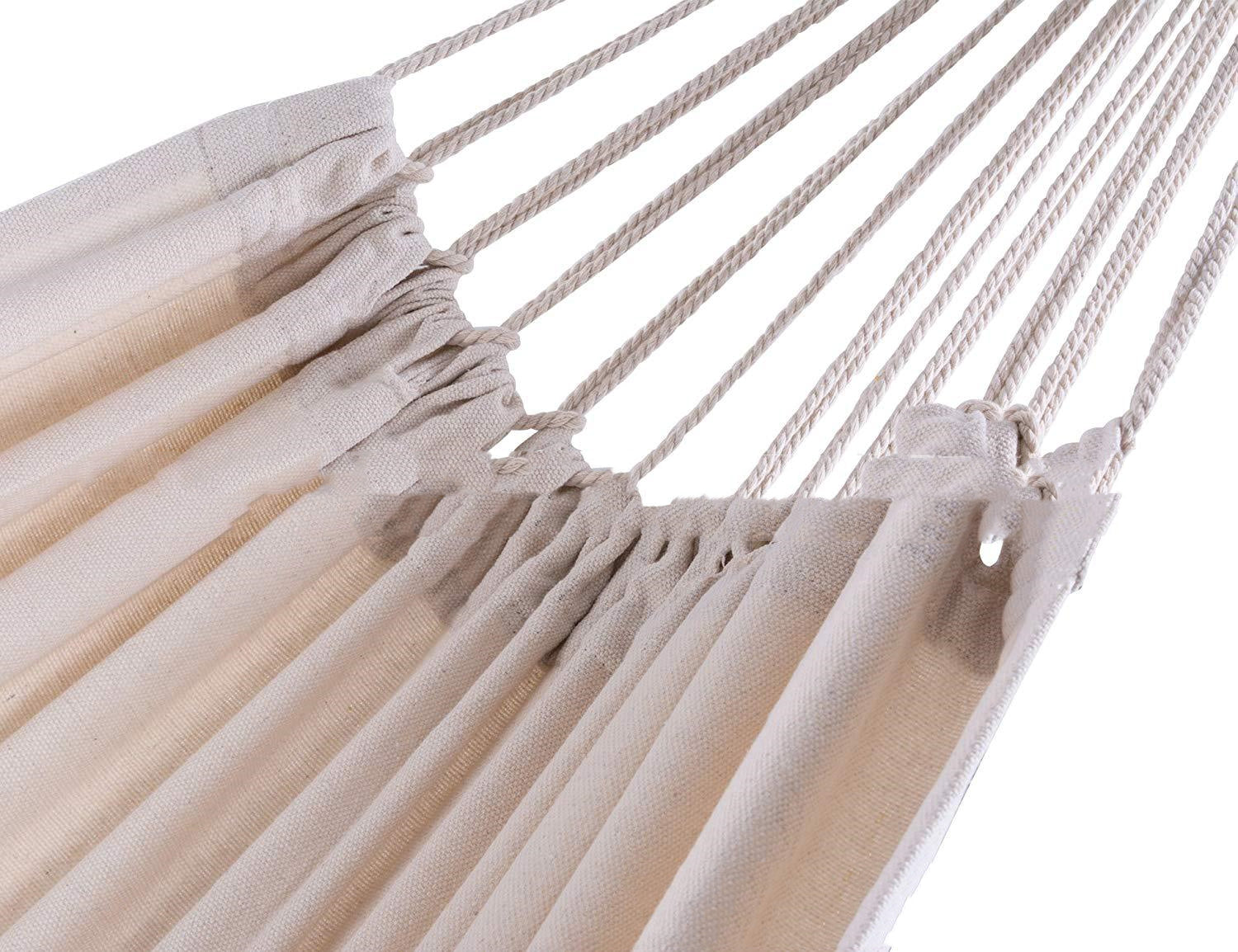 Portable canvas hammock for camping and outdoor adventures